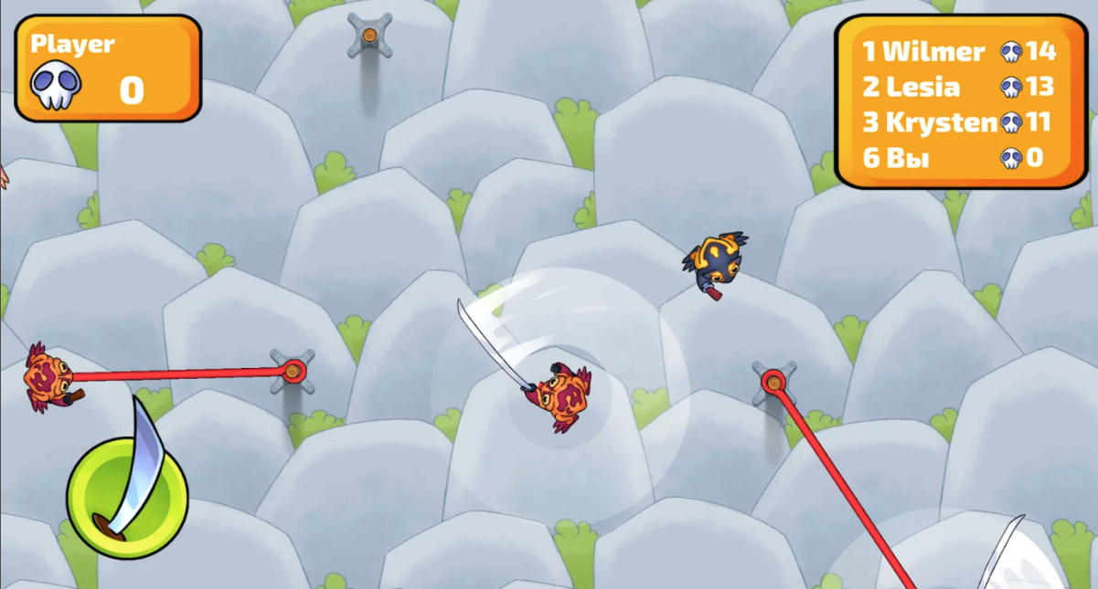 Tongue Hook.io - Ninja Frogs screenshot 6