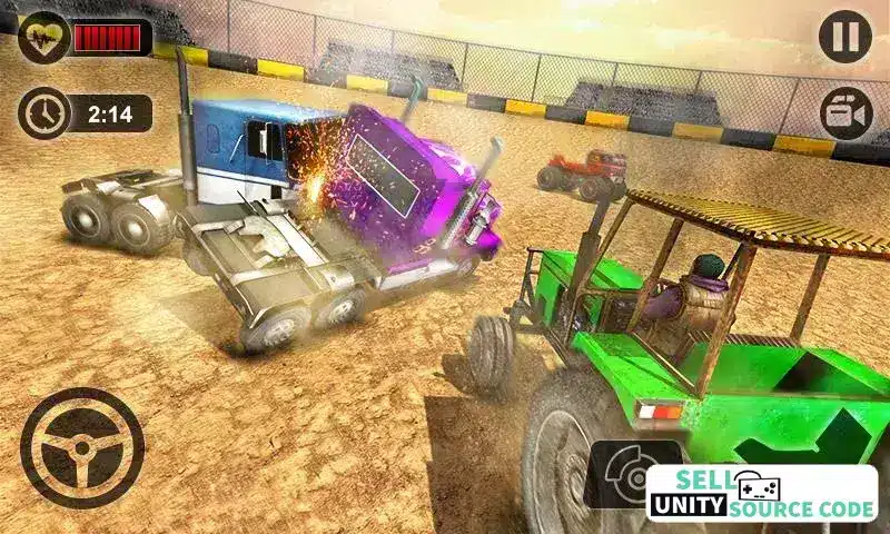 Tractor Pull Transporter 3D SellUnitySourceCode  screenshot 2