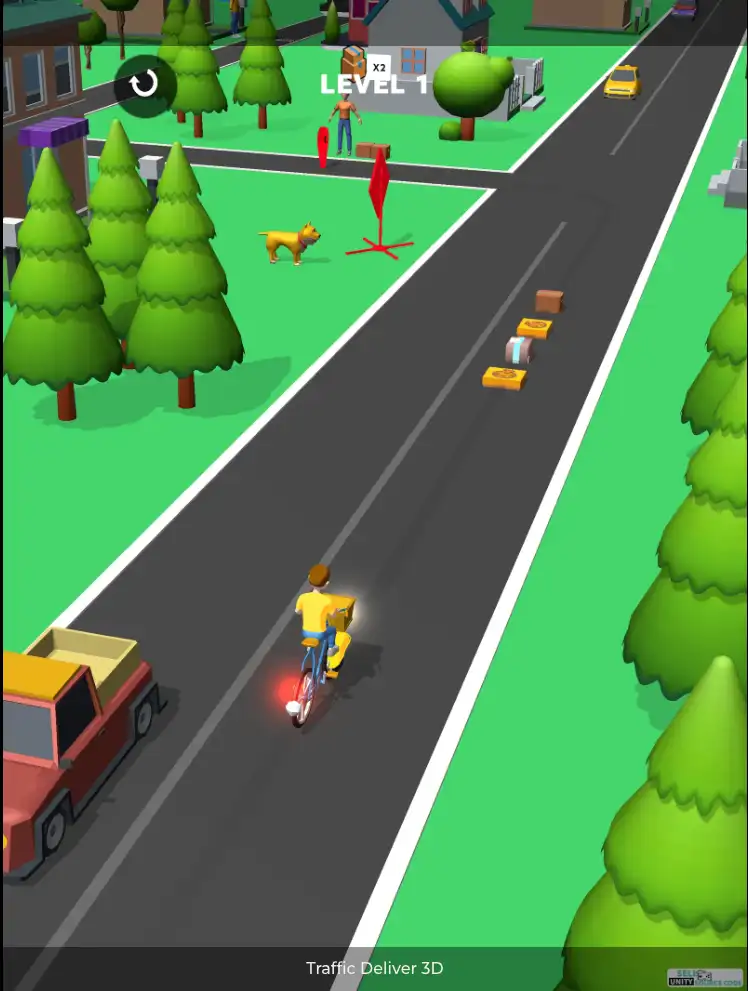 Traffic Deliver 3D SellUnitySourceCode screenshot 2