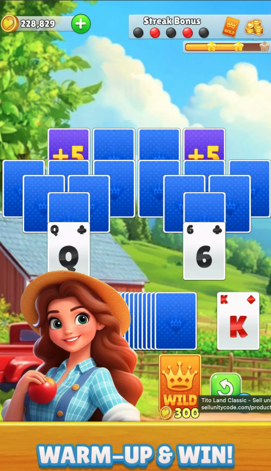 TriPeaks Solitaire Flowers screenshot 6