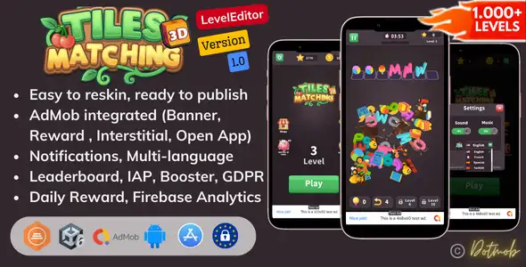 Triple Tile: Match Master SellUnitySourceCode screenshot 2