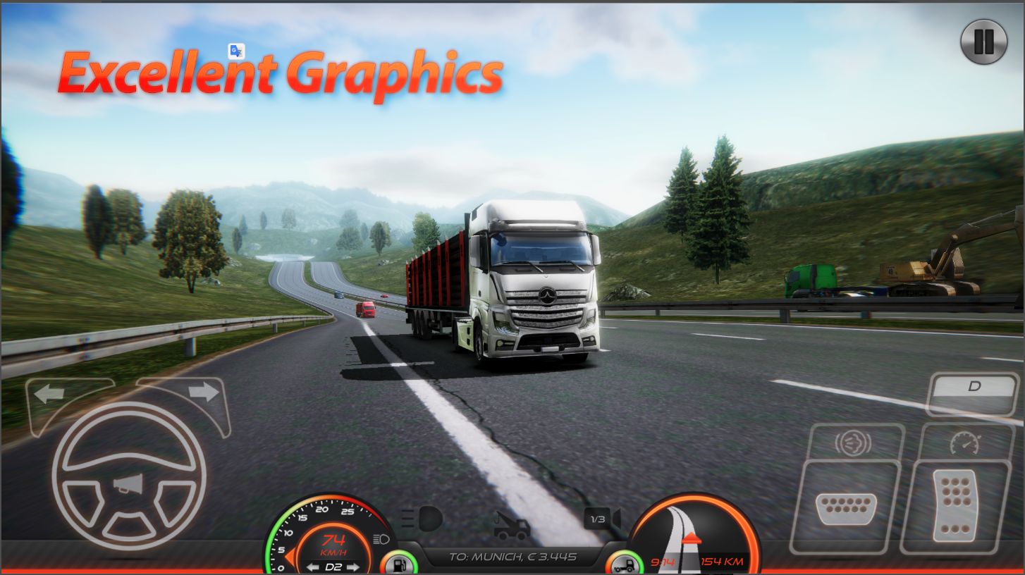 Truck Simulator Europe 2 Unity Source Code – Open World Truck Driving Simulator | SellUnitySourceCode.com source code