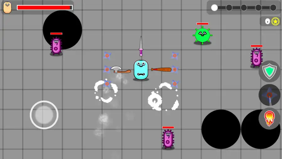 Unity Game Template – Bacterial Defender SellUnitySourceCode screenshot 5