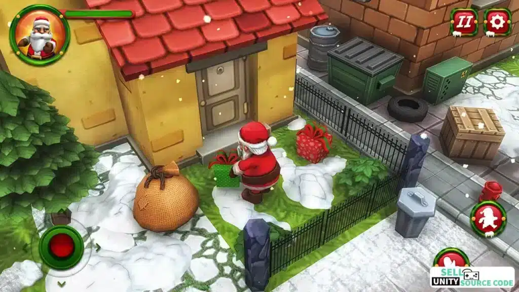 Virtual Santa: Gift Delivery Game – SellUnitySourceCode screenshot 2