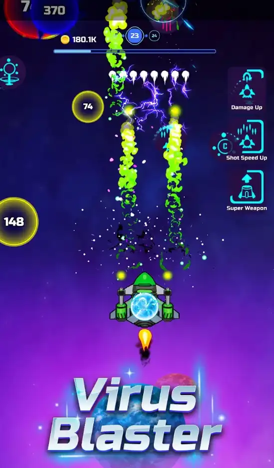 Virus Blaster Shooting Game - SellUnitySourceCode screenshot 4