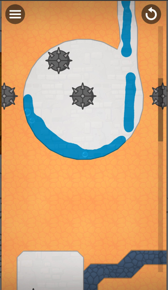 💧 Water Cave - Physics Puzzle Unity Game screenshot 7