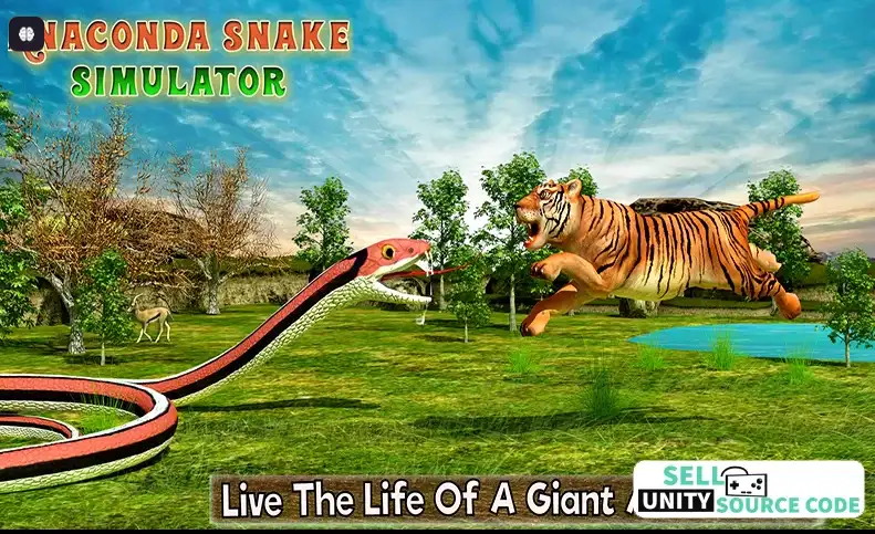 Wild Anaconda Simulator – Snake Attack Survival – SellUnitySourceCode.com screenshot 3