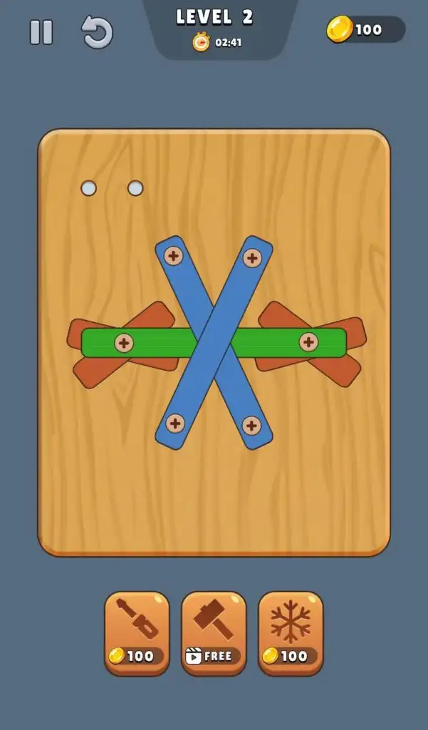 Wood Nuts & Bolts Screw SellUnitySourceCode screenshot 4