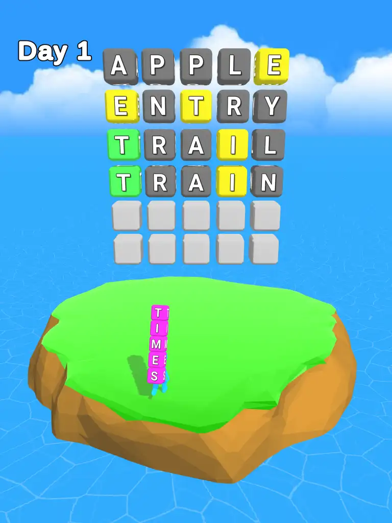 Word Island 3D Hypercasual SellUnitySourceCodel screenshot 3