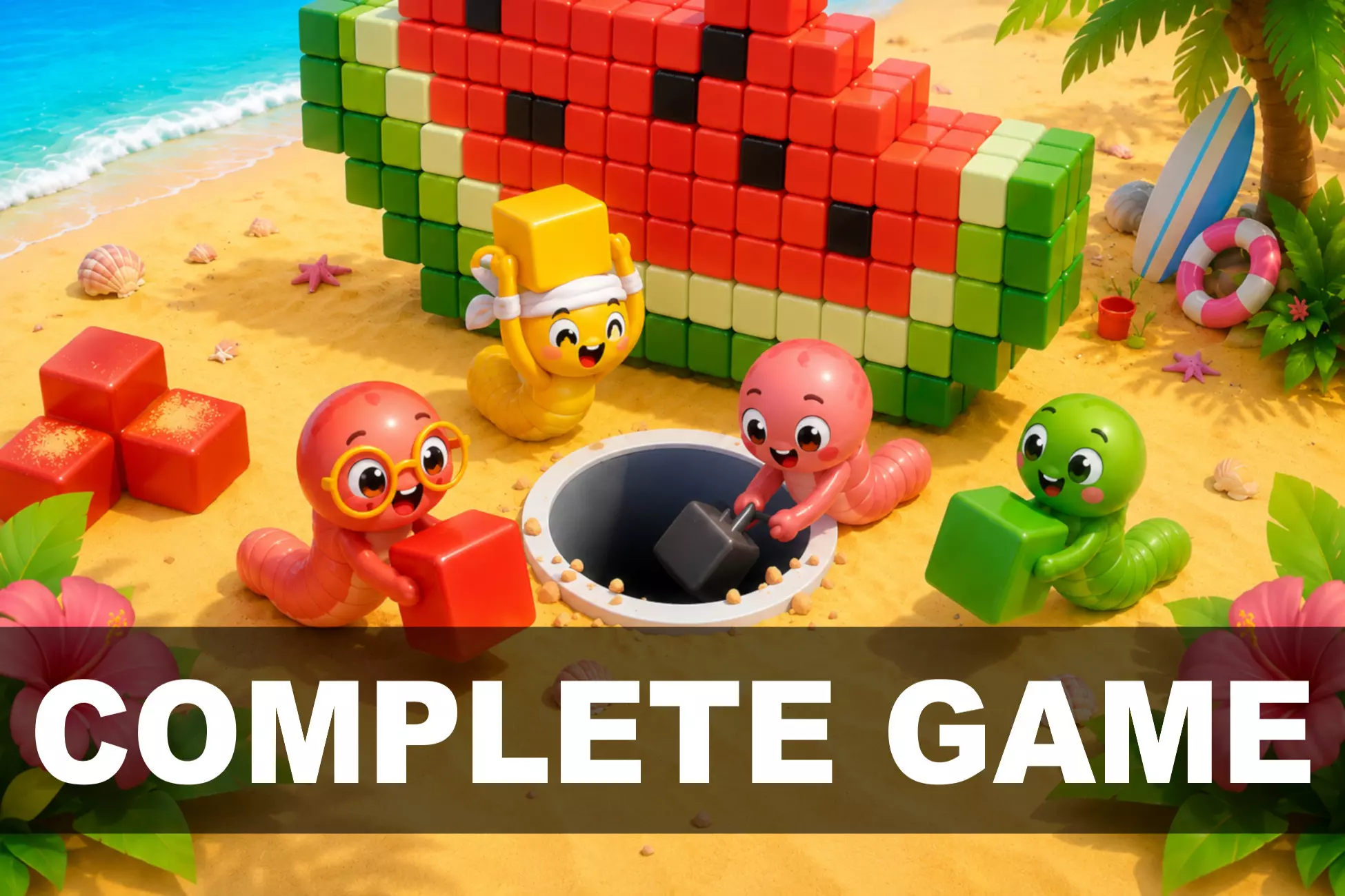 🐍 Worm Hunt - Sort, Match &amp; Merge Unity Puzzle Template source code