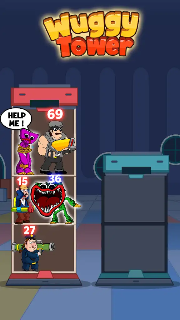 Wuggy Kissy Tower Escape - Hero Tower Defense SellUnitySourceCode screenshot 3