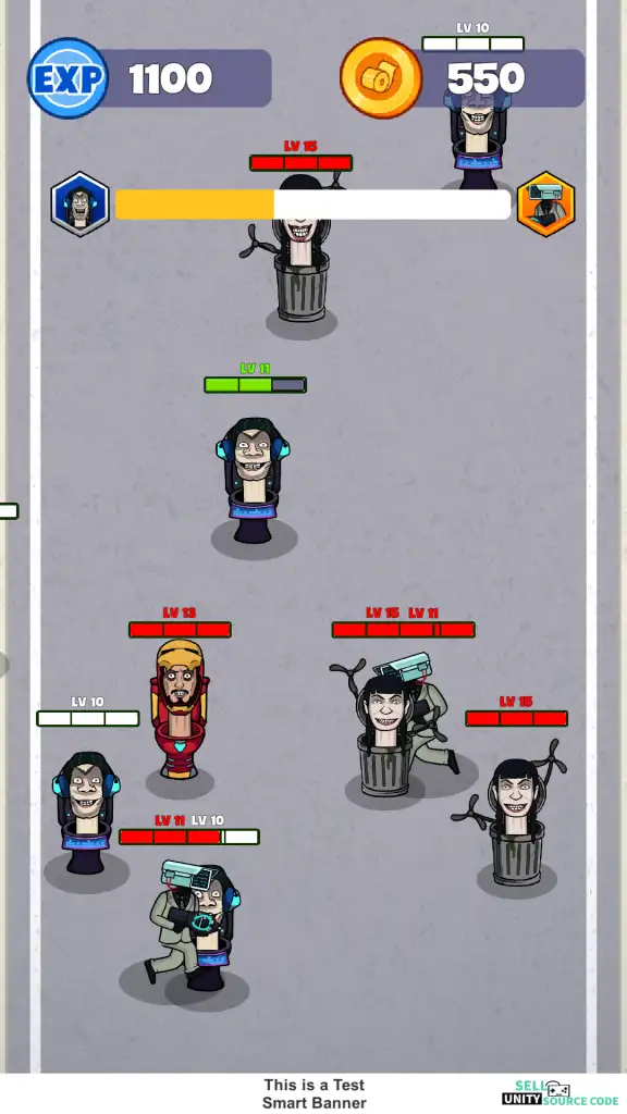 Z War Idle Defense - Zombie Defend Force SellUnitySourceCode screenshot 3