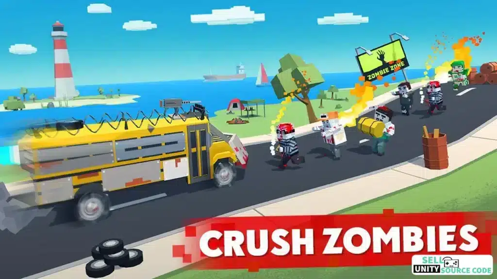 Zombie Derby: Pixel Survival Best Unity Codes 2024 SellUnitySourceCode screenshot 2
