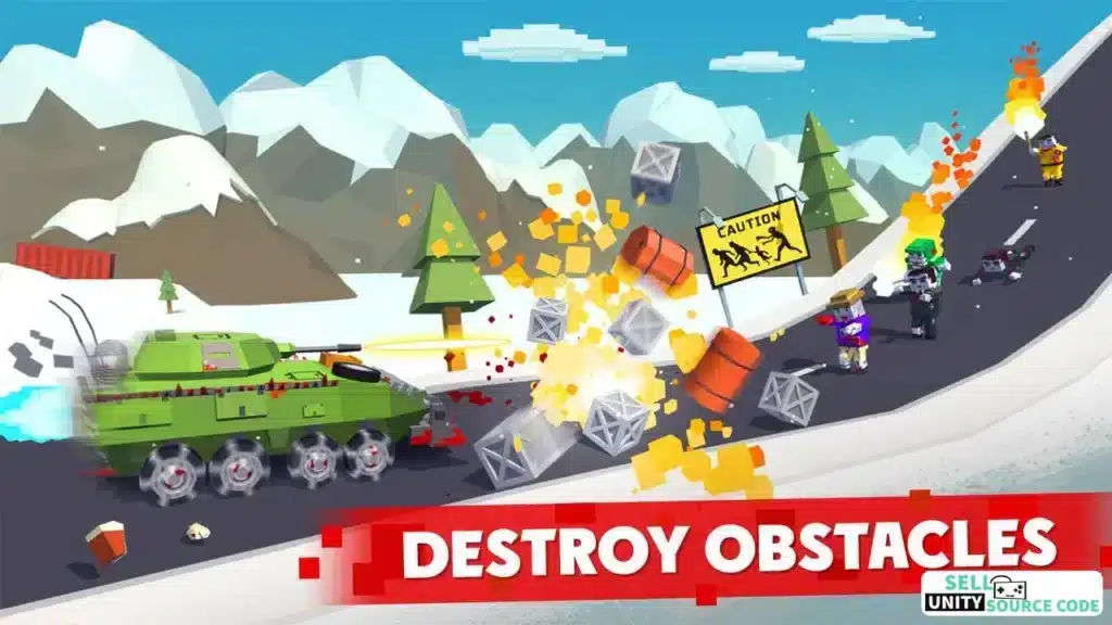 Zombie Derby: Pixel Survival Best Unity Codes 2024 SellUnitySourceCode screenshot 3
