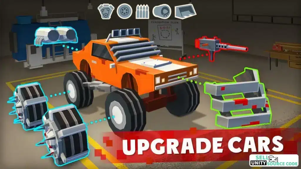 Zombie Derby: Pixel Survival Best Unity Codes 2024 SellUnitySourceCode screenshot 4