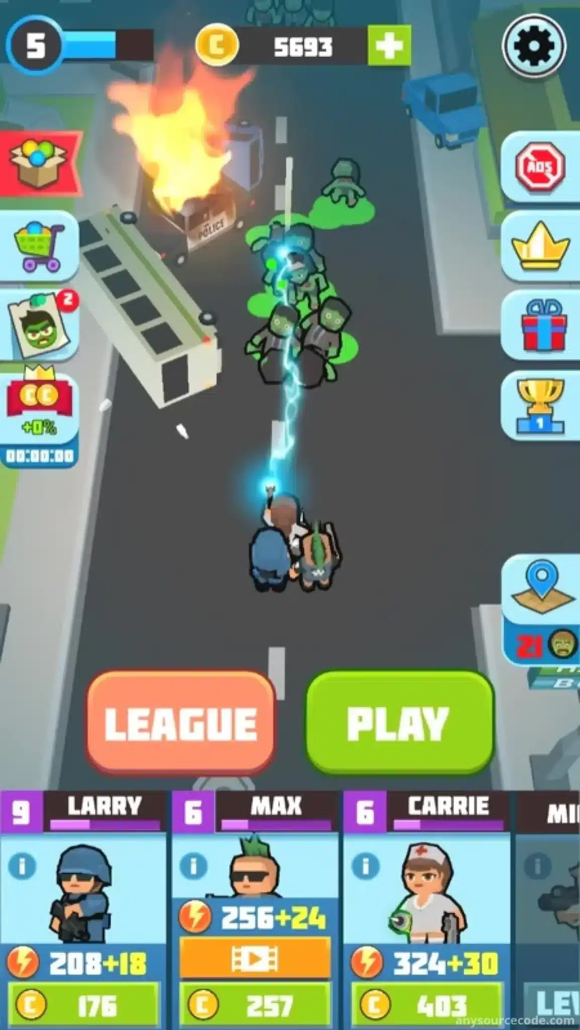 Zombie Haters | Unity Game SellUnitySourceCode screenshot 2