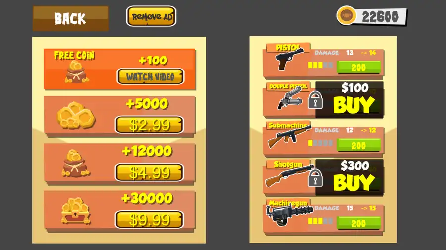 Zombie Train SellUnitySourceCode screenshot 3