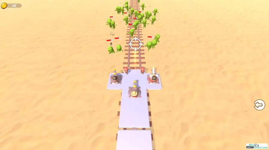 Zombie Train SellUnitySourceCode screenshot 5